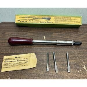 Vintage YANKEE No.31A Spiral Ratchet Screw Driver USA Unique Model